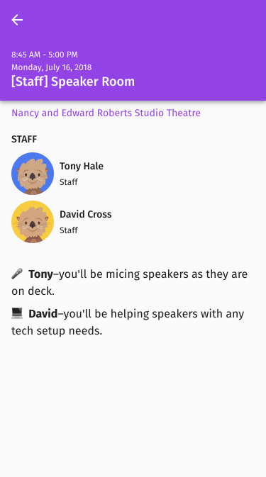 A personalized staff assignment